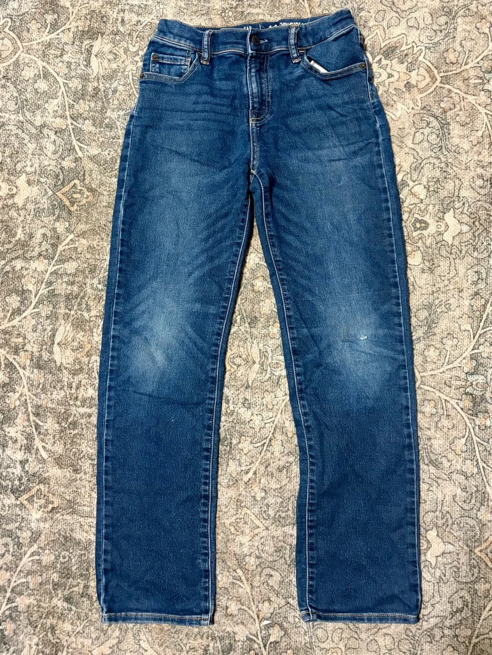 Boys Gap Kids Dark Wash Blue Denim Jeans Size 14
